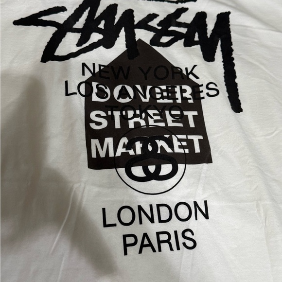 Stussy Dover Street Market World Tour Tee XL NWT - Picture 4 of 7